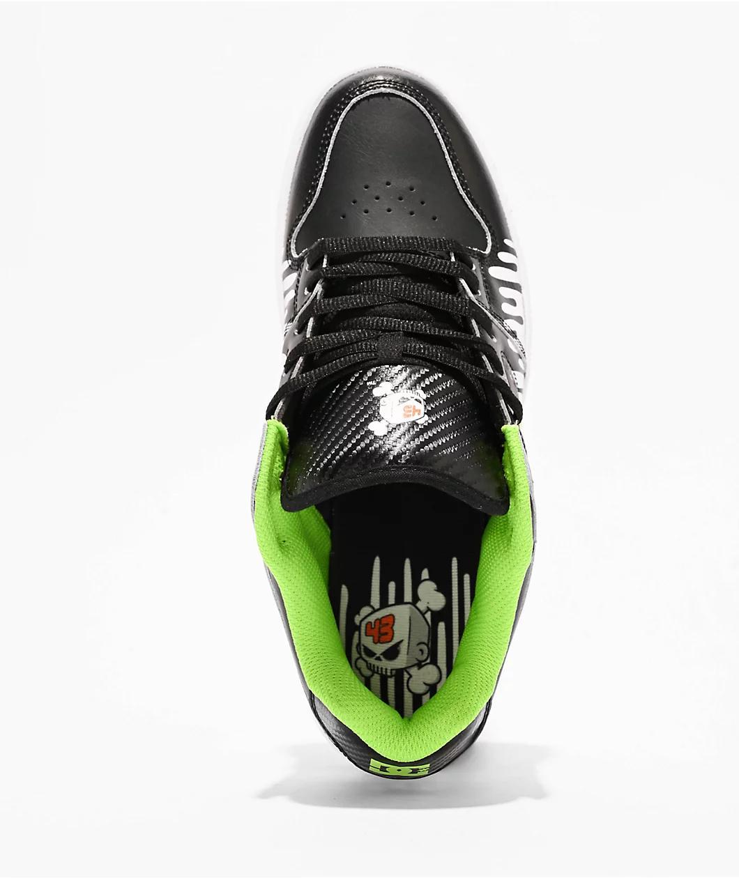 DC x 43i Manteca 4 Black & White Skate Shoe Product Image