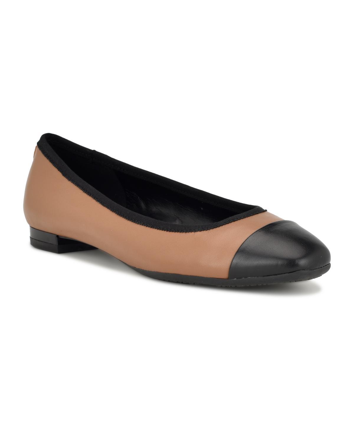 Nine West Ollin Women's 9X9 Slip-On Flats, Size: 6.5, Light Brown Leather Mu Product Image