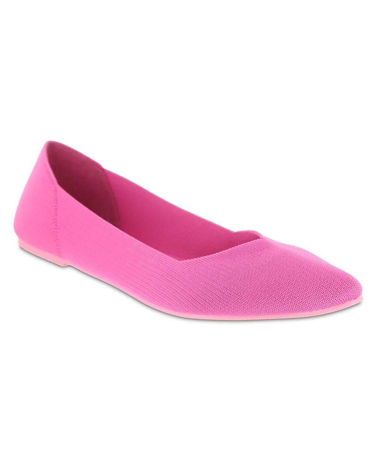 Mia Womens Kerri Ballet Knit Flats Product Image