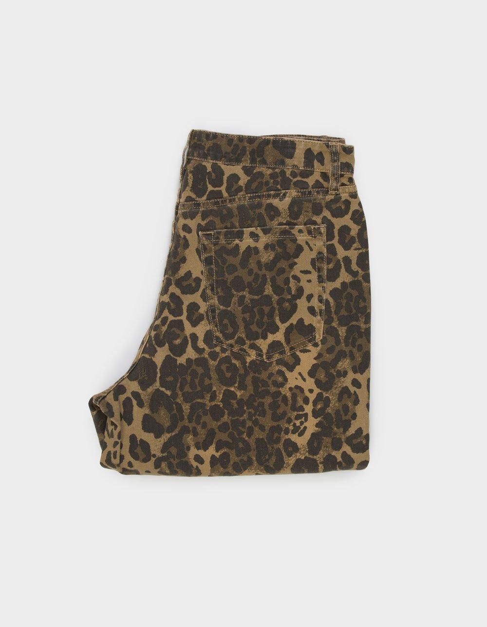 RSQ Mens Baggy 5 Pocket Leopard Pants Product Image