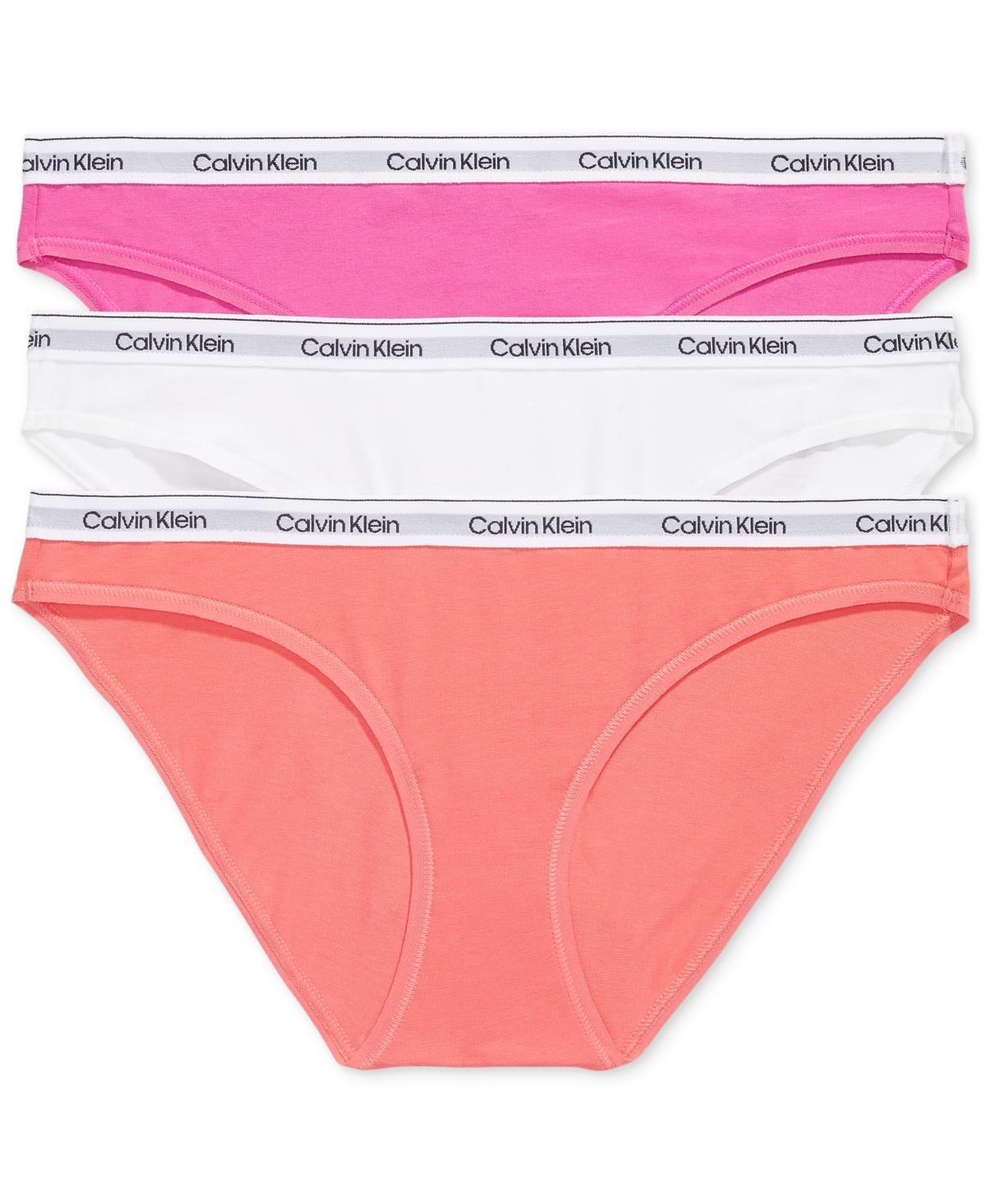 Calvin Klein Women's Modern Logo 3-Pack Bikini - Multi - S Product Image