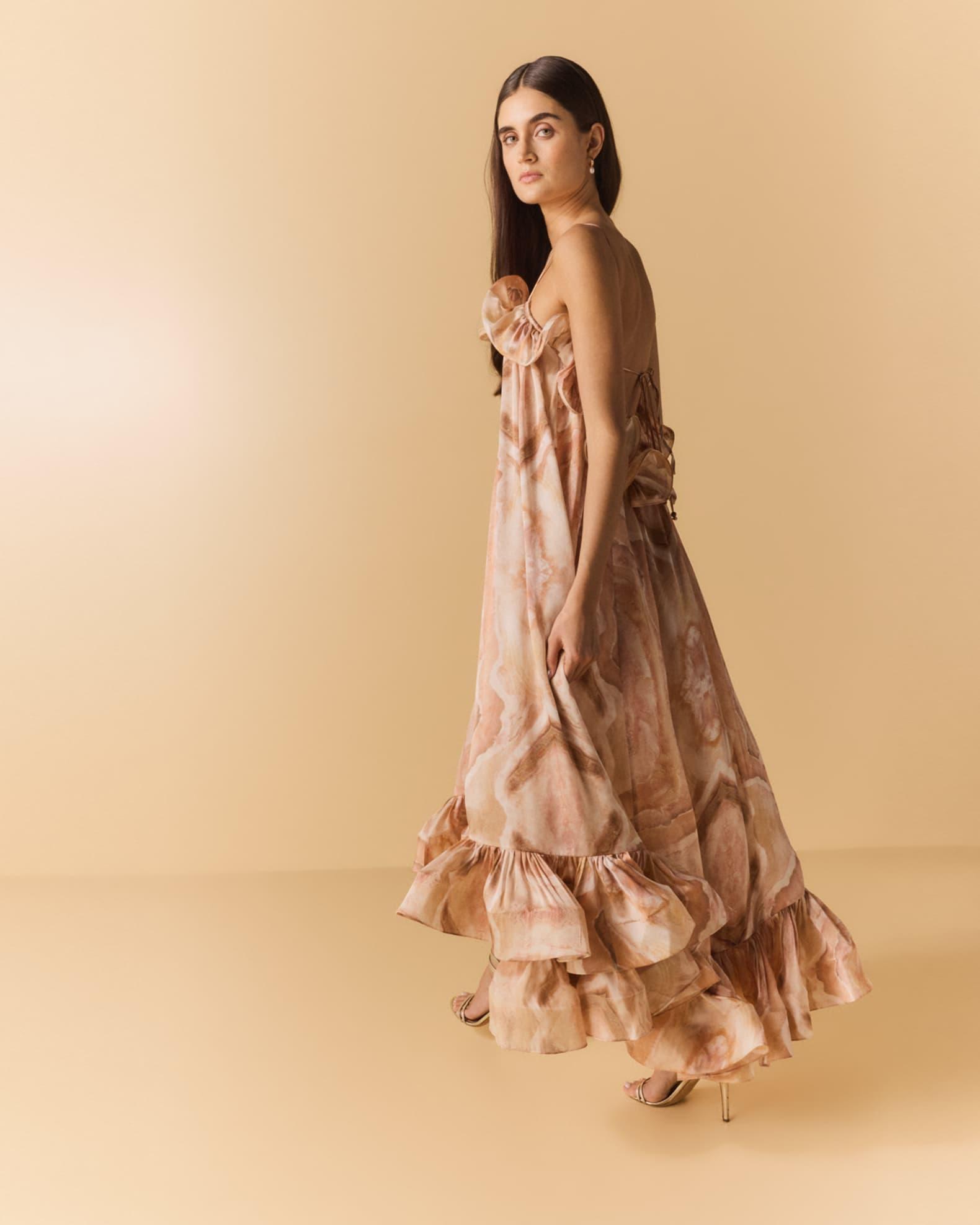 Illuminate Flounce Gown Product Image