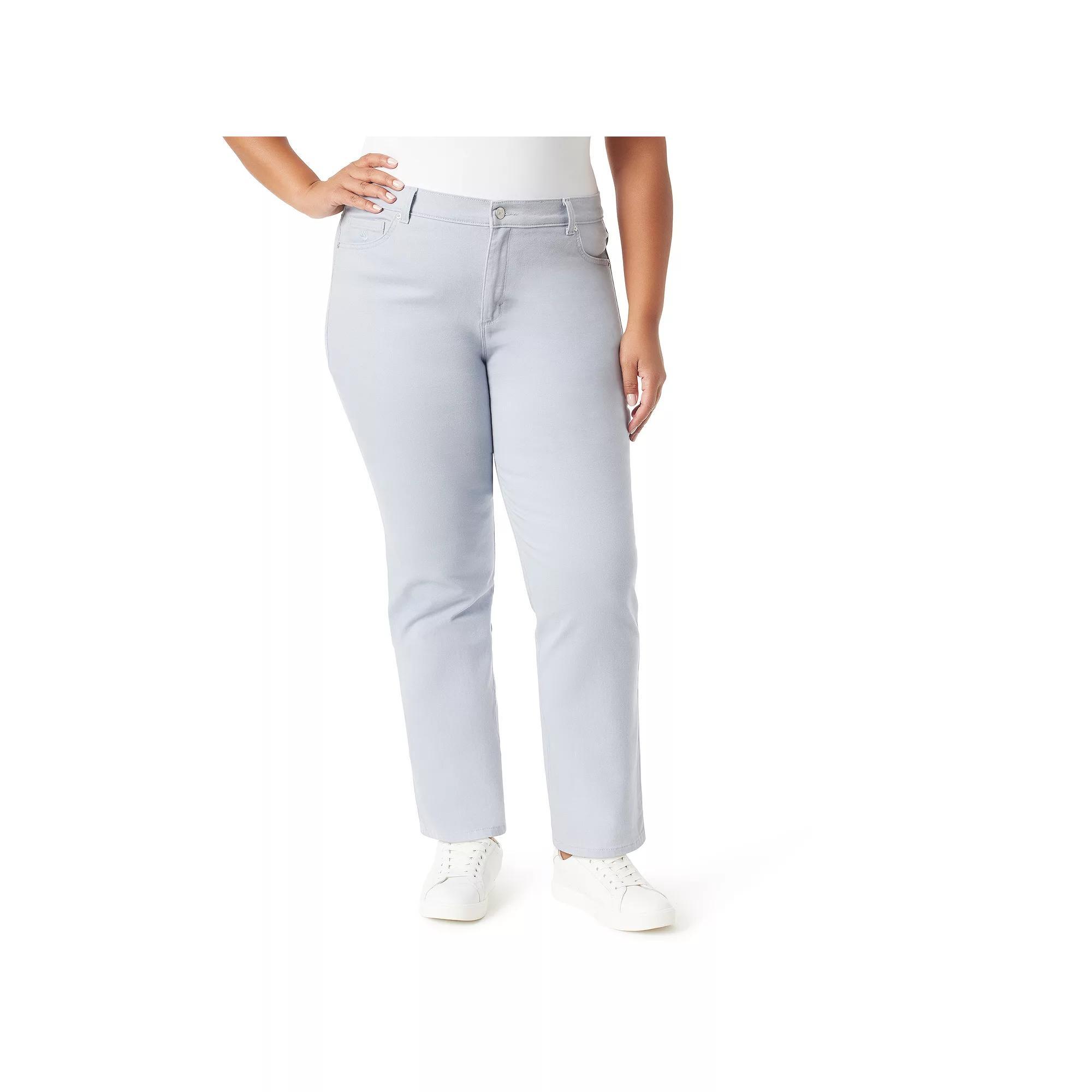Plus Size Gloria Vanderbilt Amanda Classic Jeans, Women's, Size: 25 - Regular, Hydra Blue Product Image