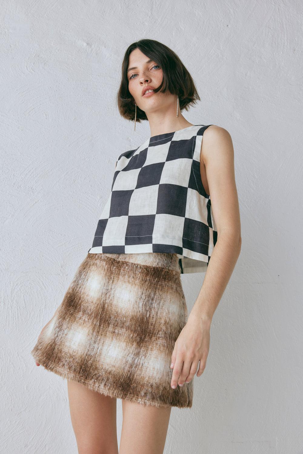 Alexa Mini Skirt Plaid Product Image
