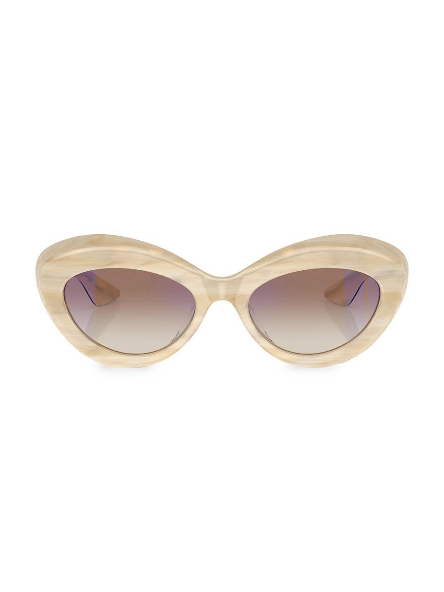 Womens KHAITE x Oliver Peoples 1968C 53MM Oval Sunglasses Product Image
