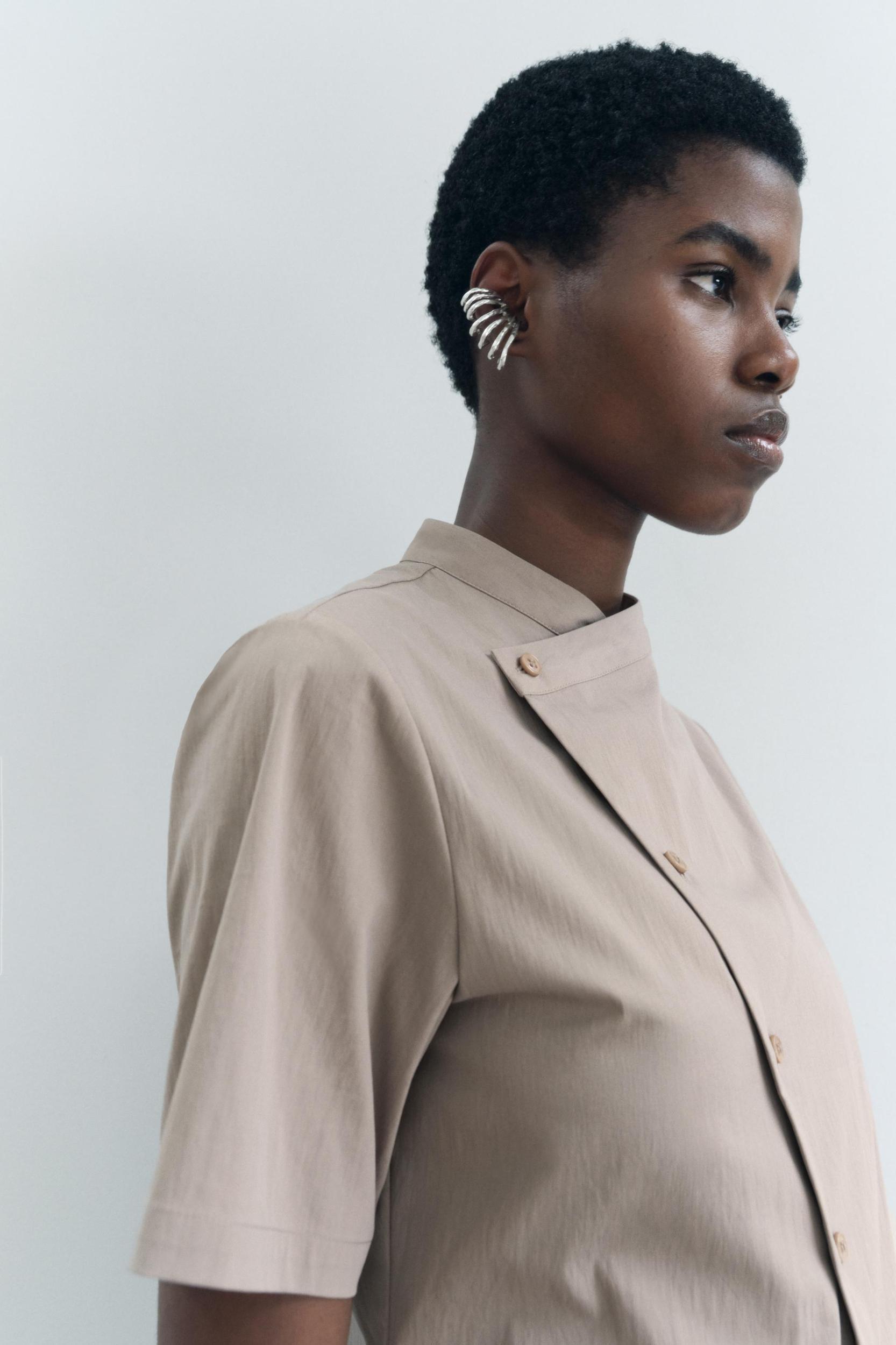 ASYMMETRICAL SHIRT ZW COLLECTION Product Image