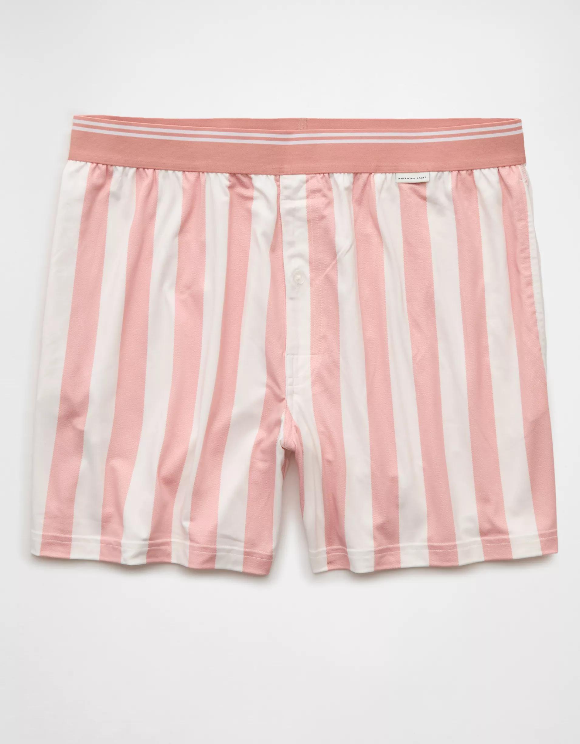 AEO Men's Striped Ultra Soft Pocket Boxer Short Product Image