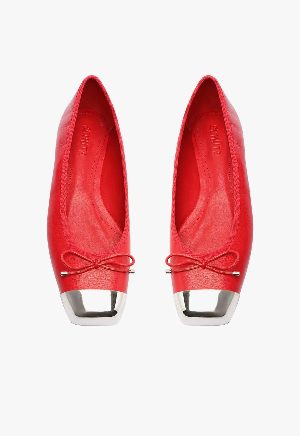 Sae Cap Toe Leather Flat Product Image