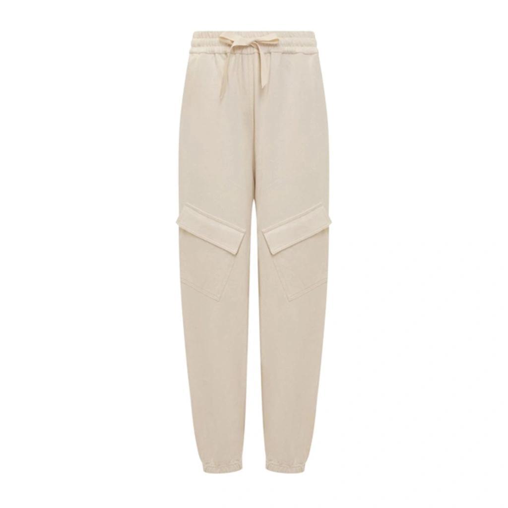 JIL SANDER Pants In Powder Cotton In Beige Product Image