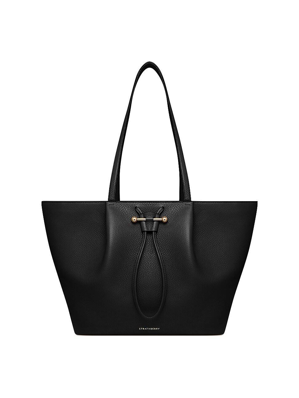Womens Ossette Leather Shopper Tote Bag Product Image