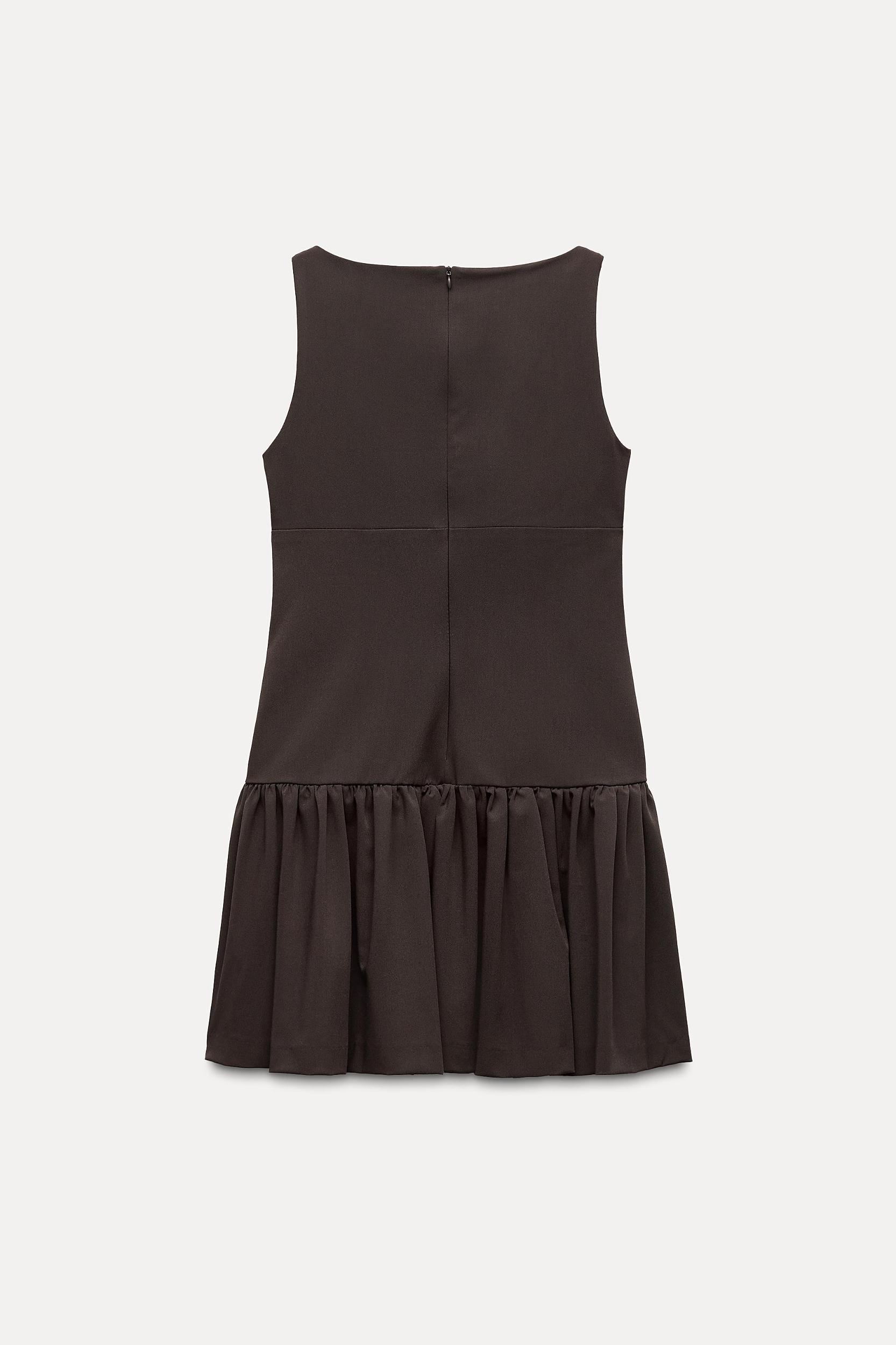SHORT DRESS WITH BOWS Product Image
