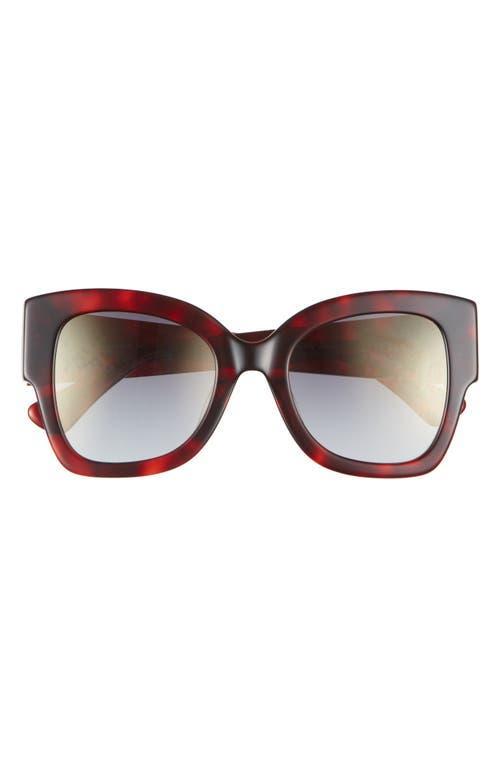 Kurt Geiger London Womens KGL1012 Eye Square 51mm Havana Butterfly Sunglasses Product Image