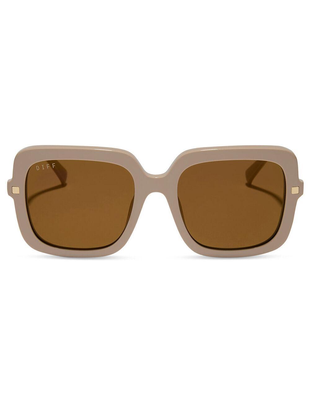 DIFF EYEWEAR Sandra Sunglasses - BEIGE Product Image