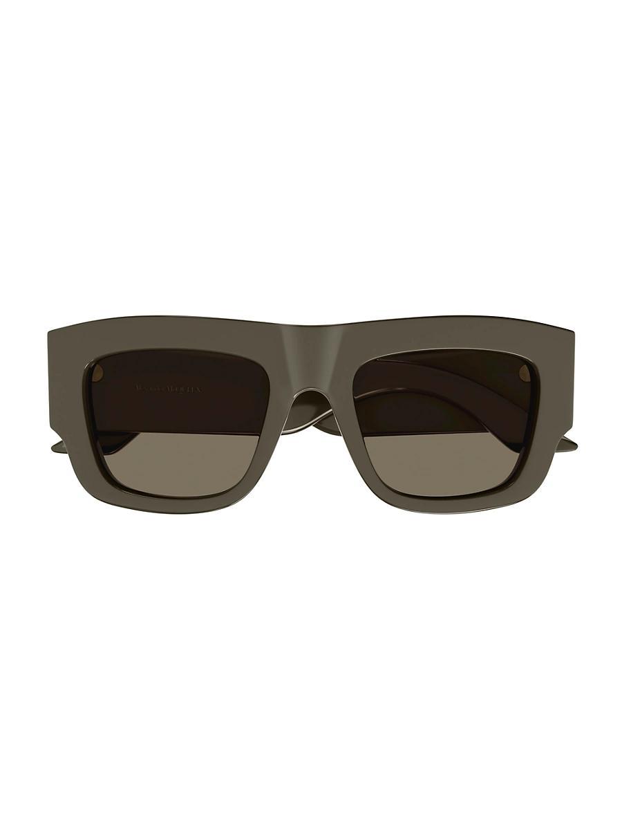 Mens Acetate Rectangle Sunglasses Product Image