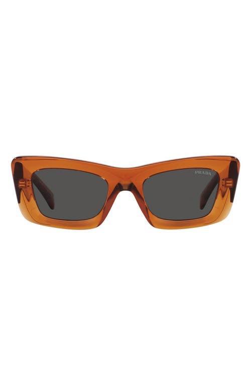 Prada PR 13ZS 50mm Matte Marble Cat Eye Statement Sunglasses Product Image