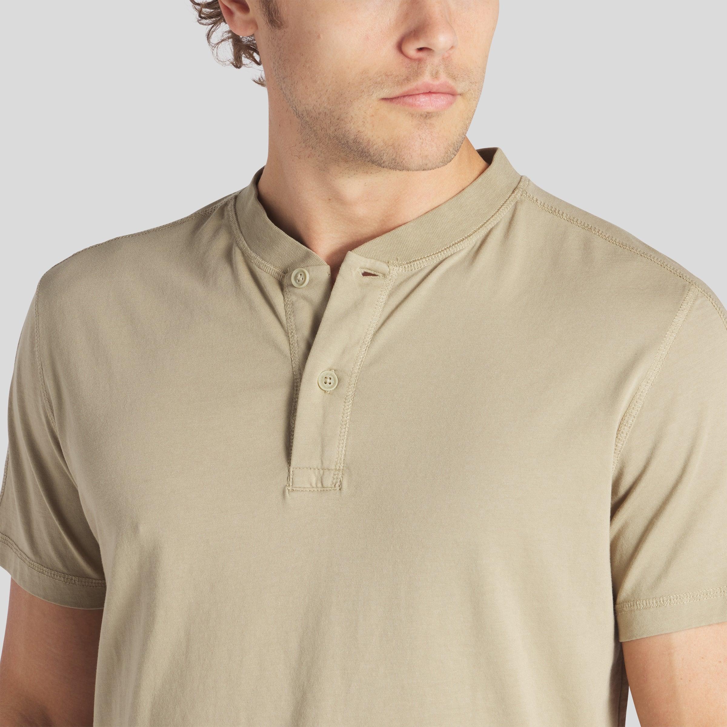 Cooper Short Sleeve Henley - Dried Herb * Product Image