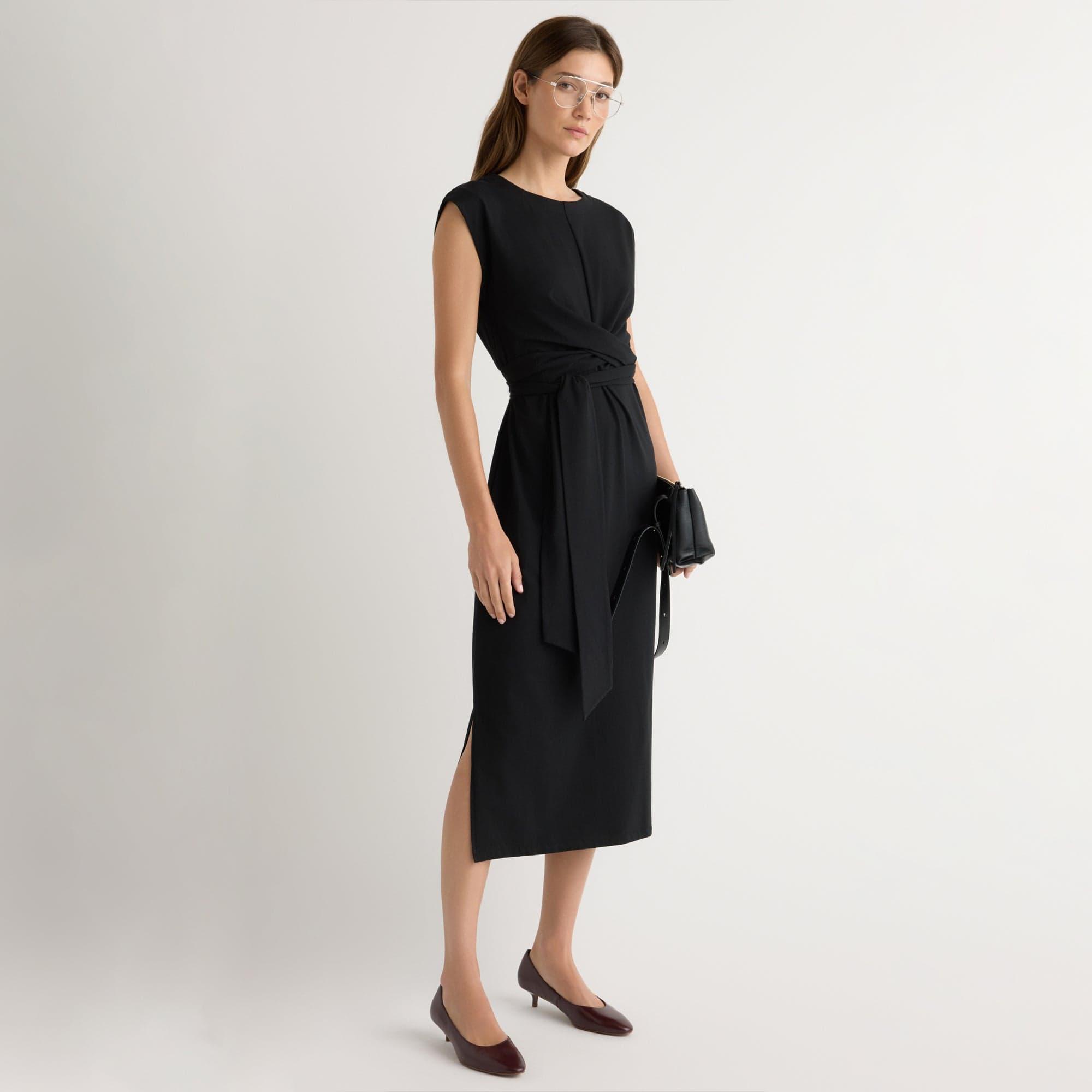 Fei Tie-Front Organic Cotton Dress Product Image