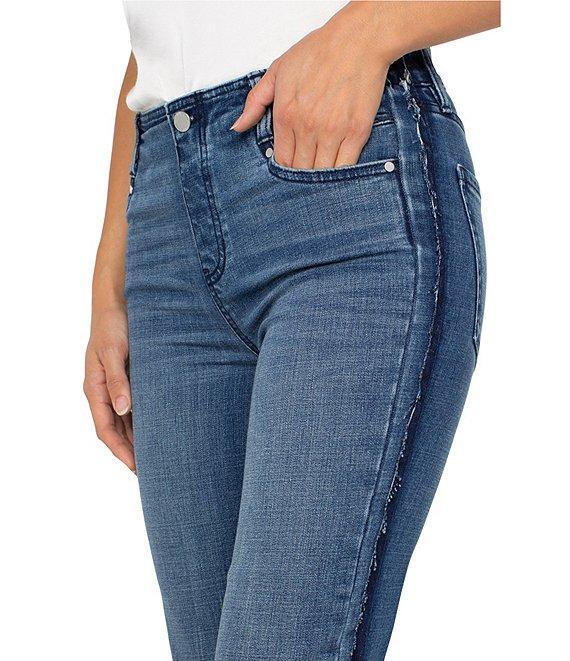 Liverpool Los Angeles Petite Size Gia Glider Flare Cropped Jeans Product Image