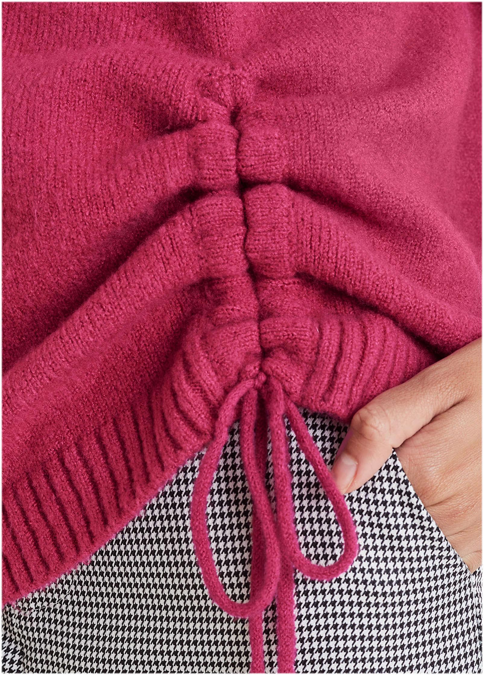 Ruched Sweater - Vivacious Product Image