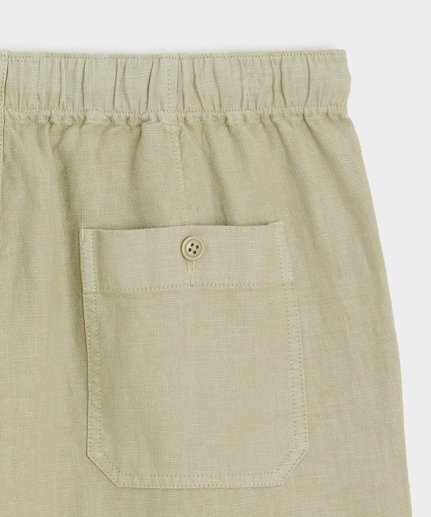 Straight Fit Linen Beach Pant Product Image