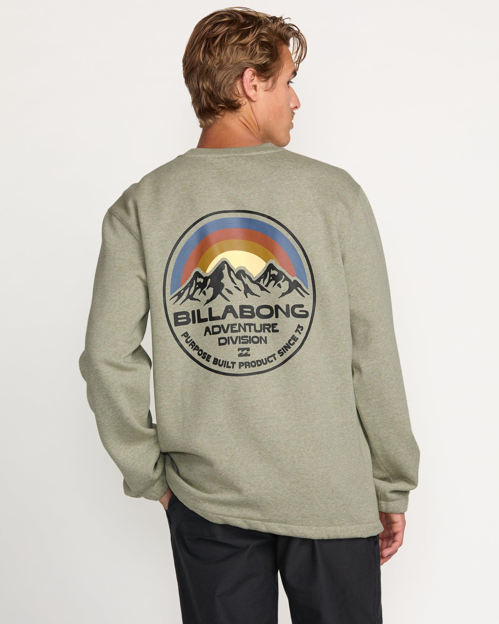 Compass Crew Sweatshirt - Sage Heather Male Product Image