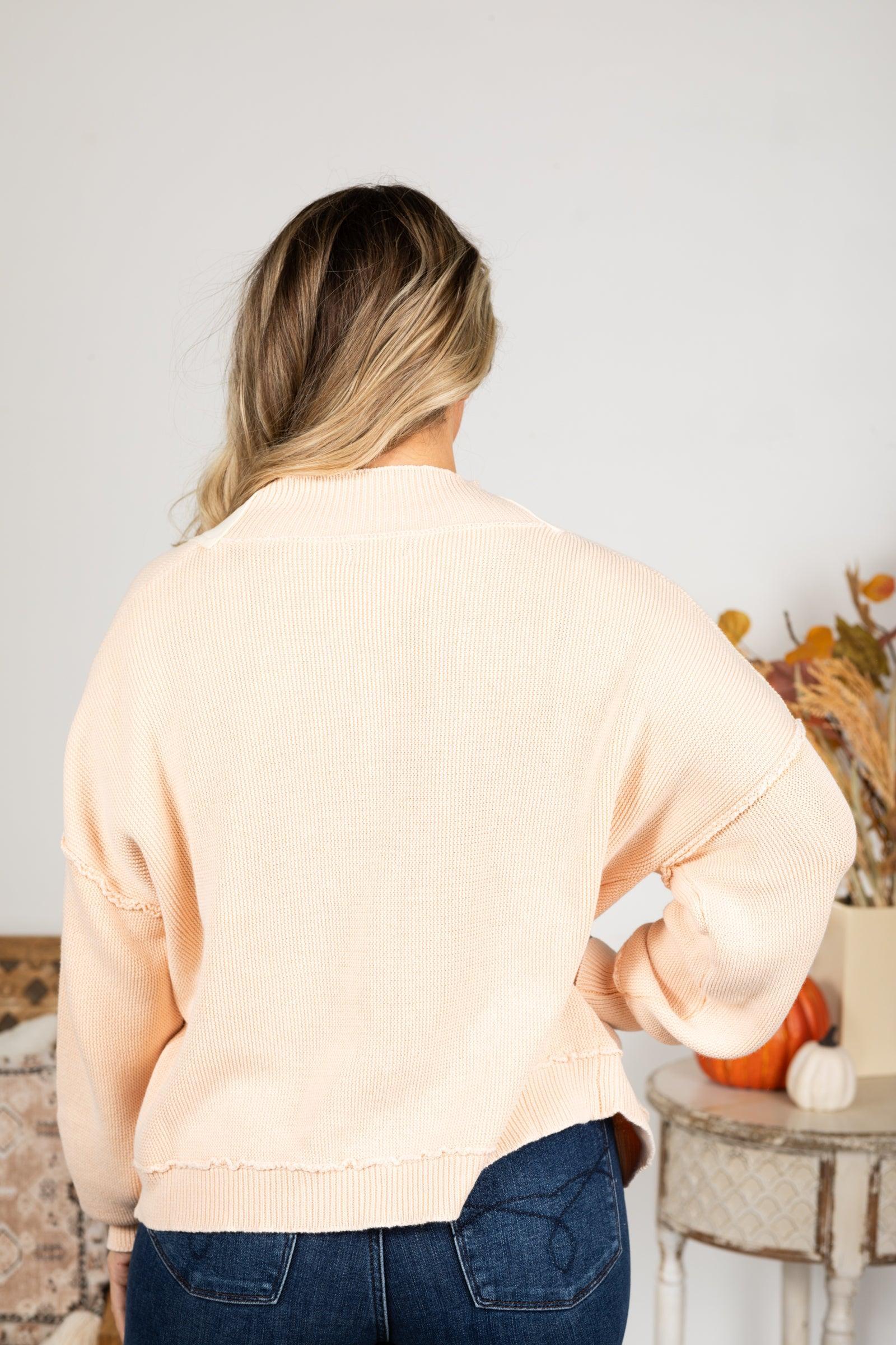 Vintage Washed Contrast Trim Cardigan Product Image