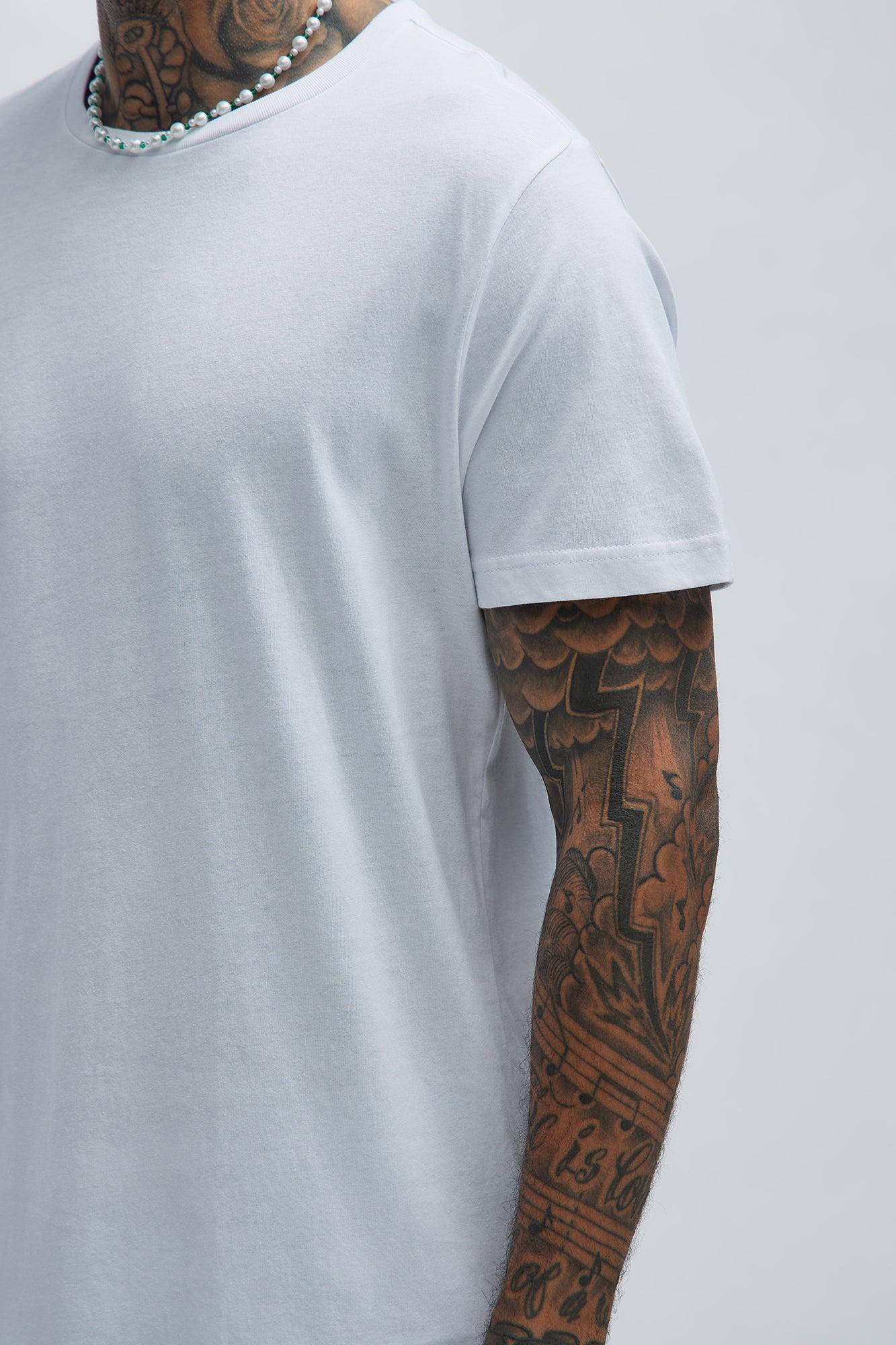 FN Essential Crew Tees 3 Pack - White Product Image