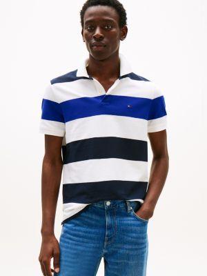 Regular Fit Block Stripe Polo Product Image