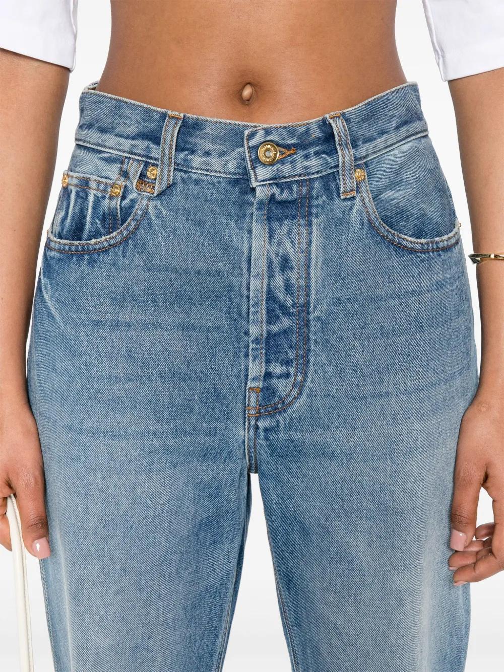 Le De-Nimes Droit high-rise straight jeans Product Image