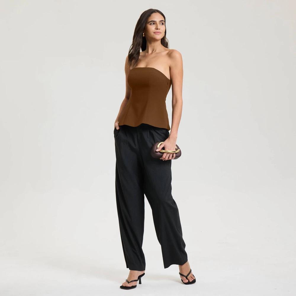 Women's Strapless Sculpted Tube Top - A New Day™ Product Image