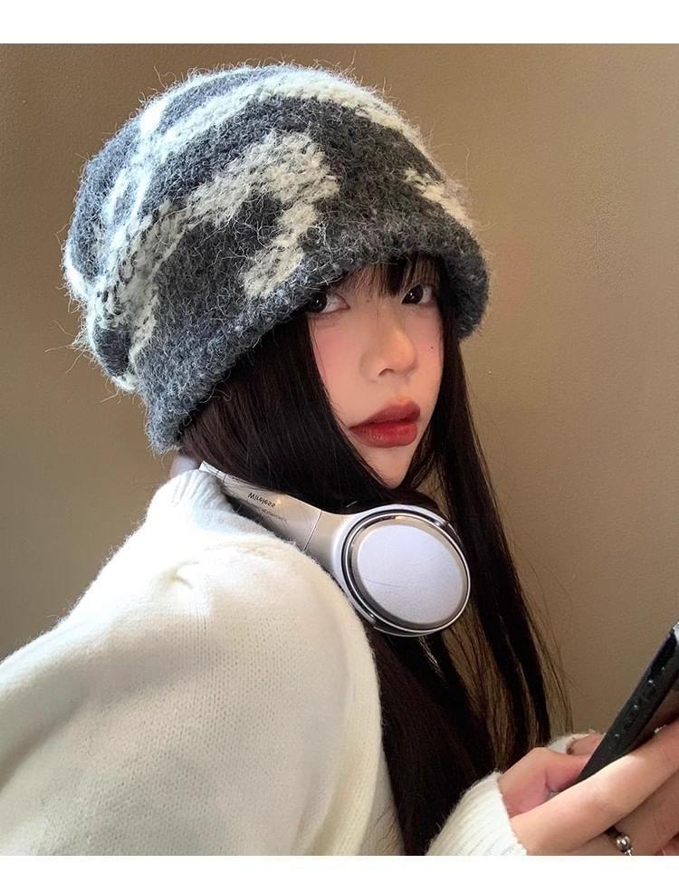 Print Knit Beanie Product Image