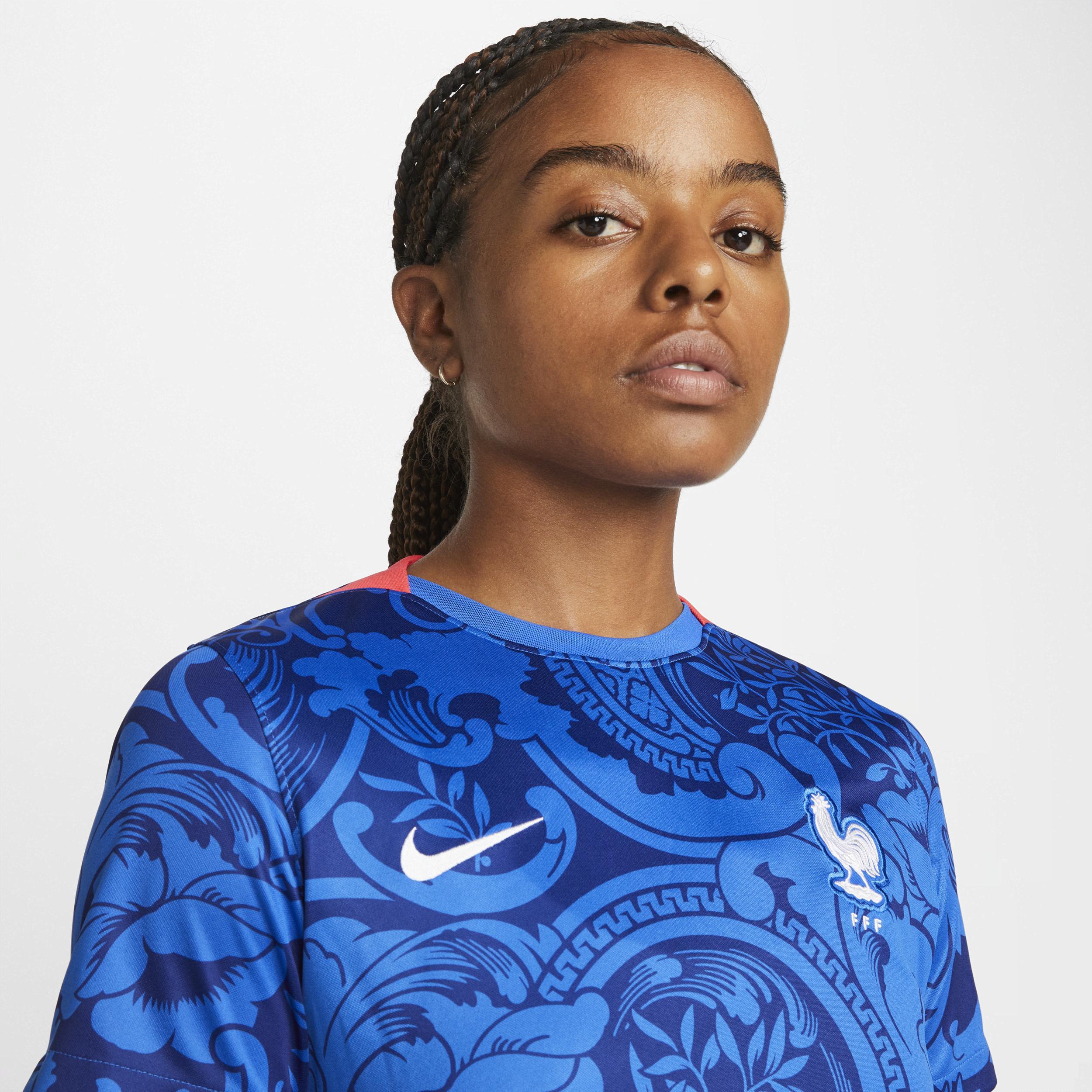 Womens Nike Blue France Womens National Team 2022/23 Home Replica Blank Jersey - Blue Product Image