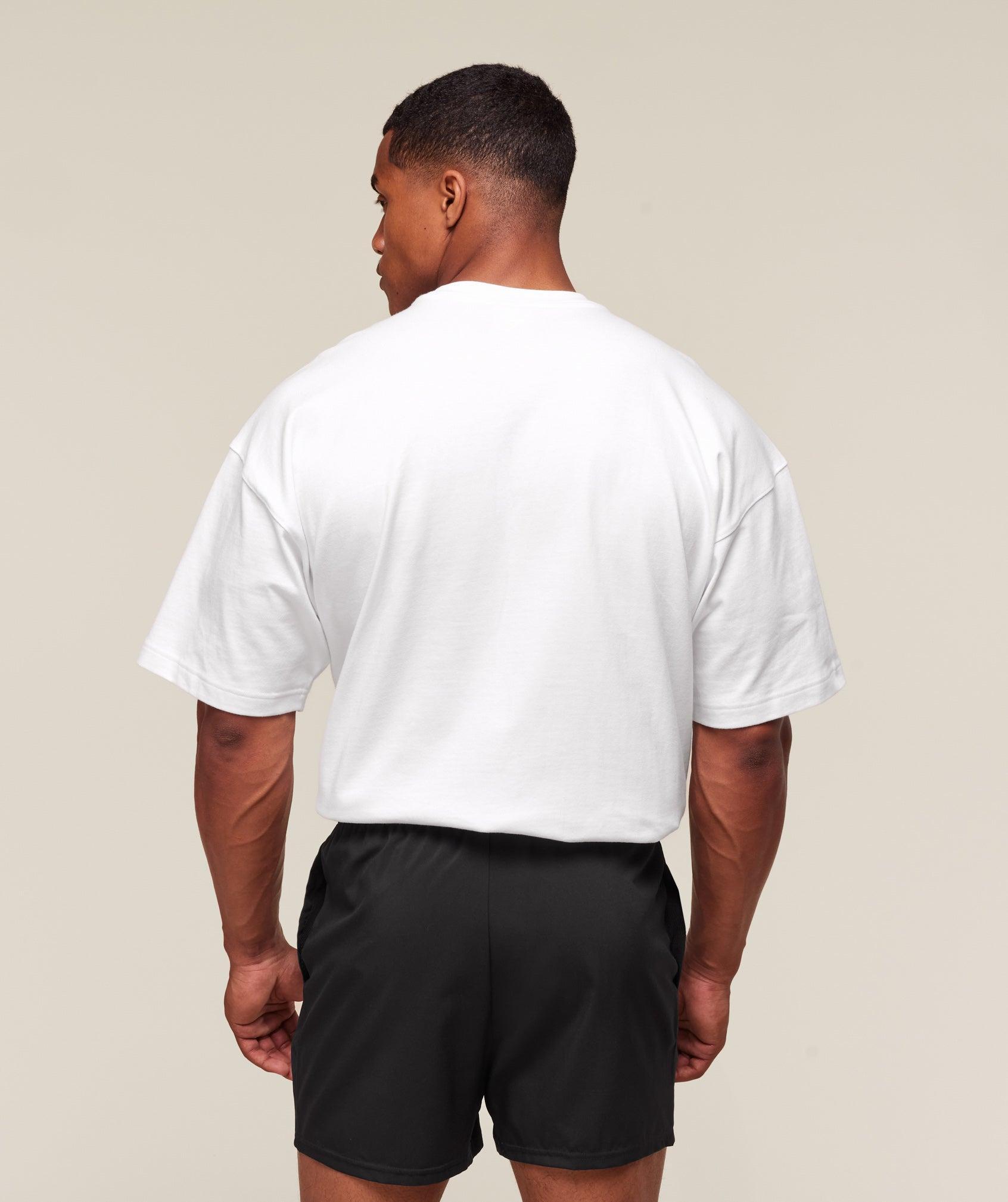 Gymshark GSLC T-Shirt - White Male Product Image