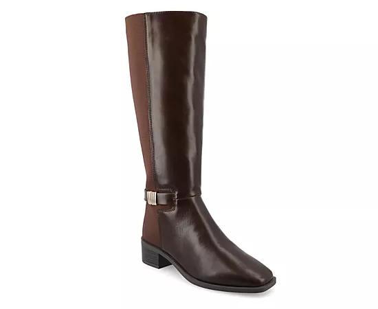 Journee Tru Comfort Foam Womens Londyn Calf Boots Red Product Image