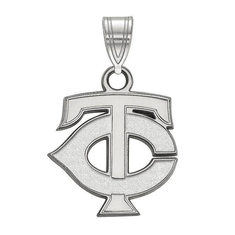 LogoArt Sterling Silver Minnesota Twins Small Pendant, Women's, Size: 19 mm, Gold Tone Product Image