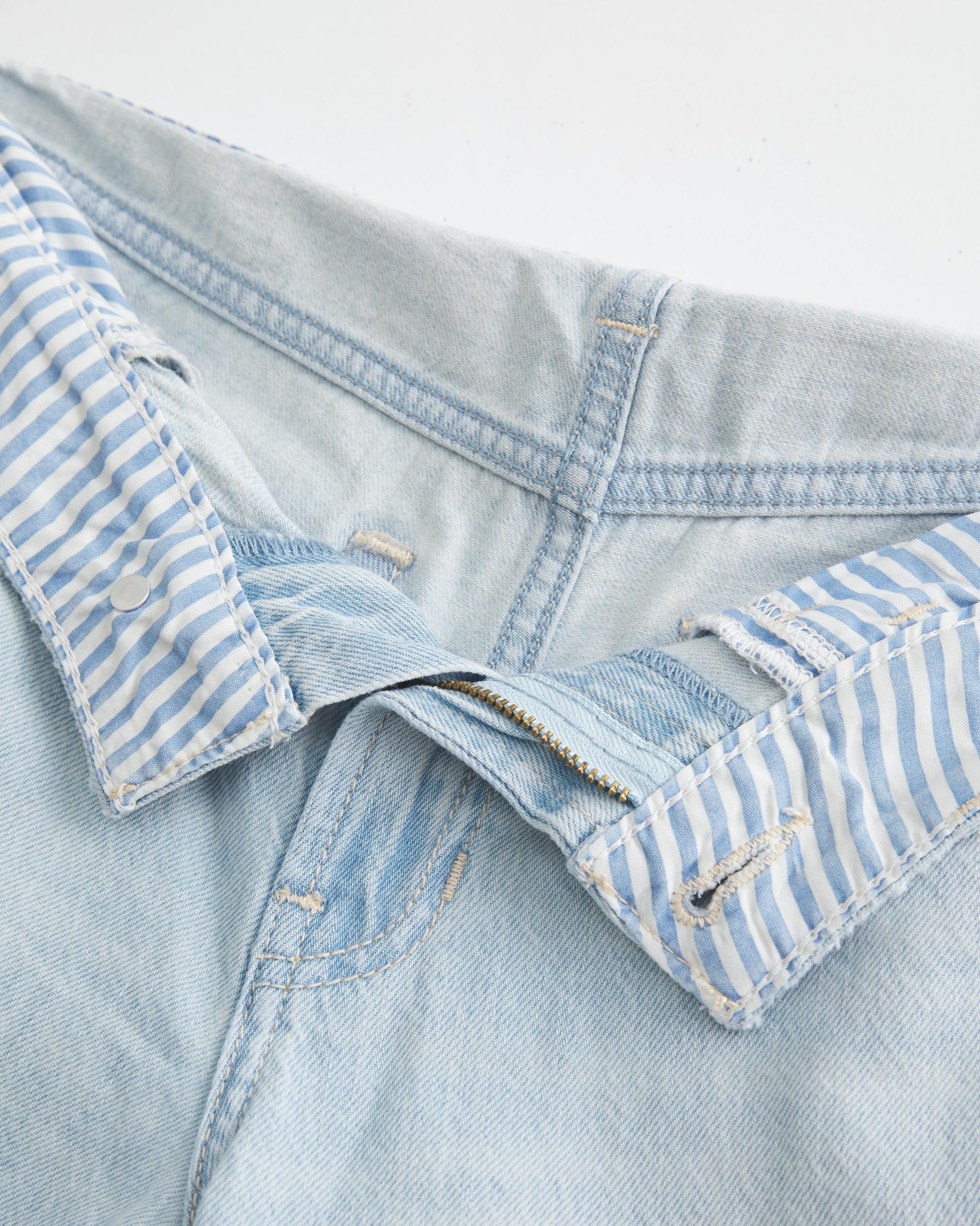 Low-Rise Dark Wash Tapered Baggy Jeans Product Image