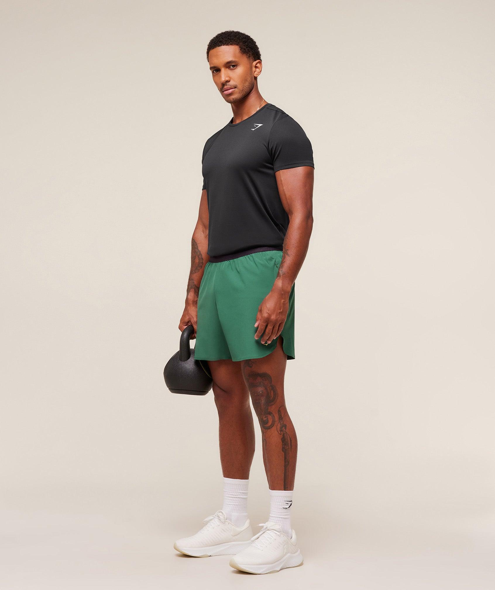 Gymshark Fit Repeat 6" Shorts - Lift Green Male Product Image