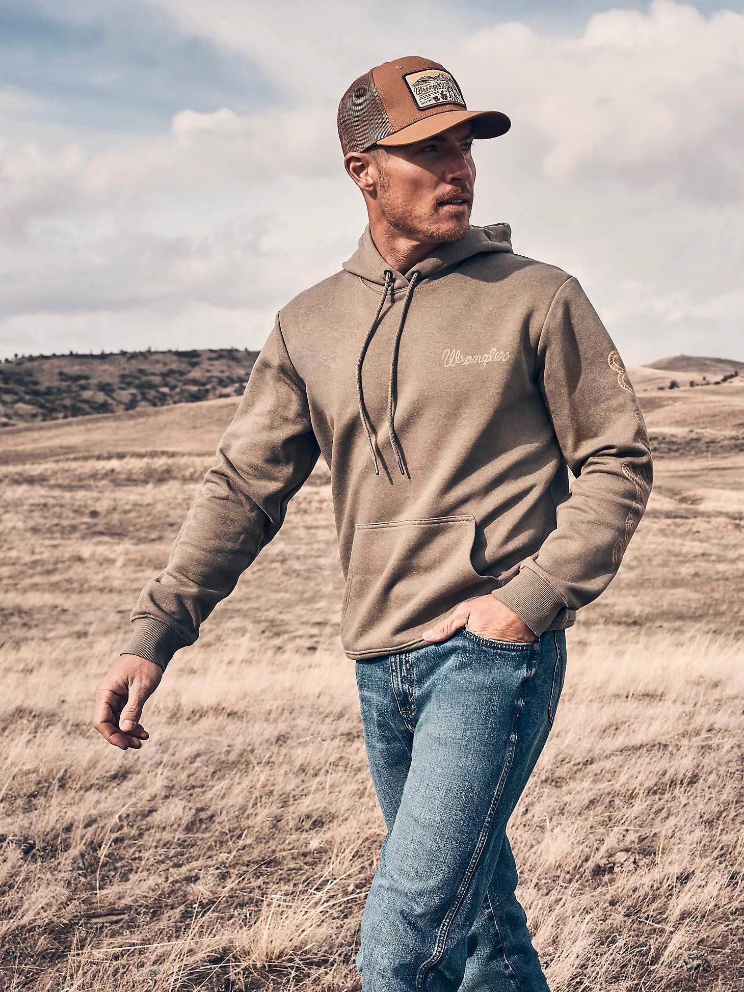 Men's Wrangler® Rope Logo Hoodie | Men's SHIRTS | Wrangler® Product Image