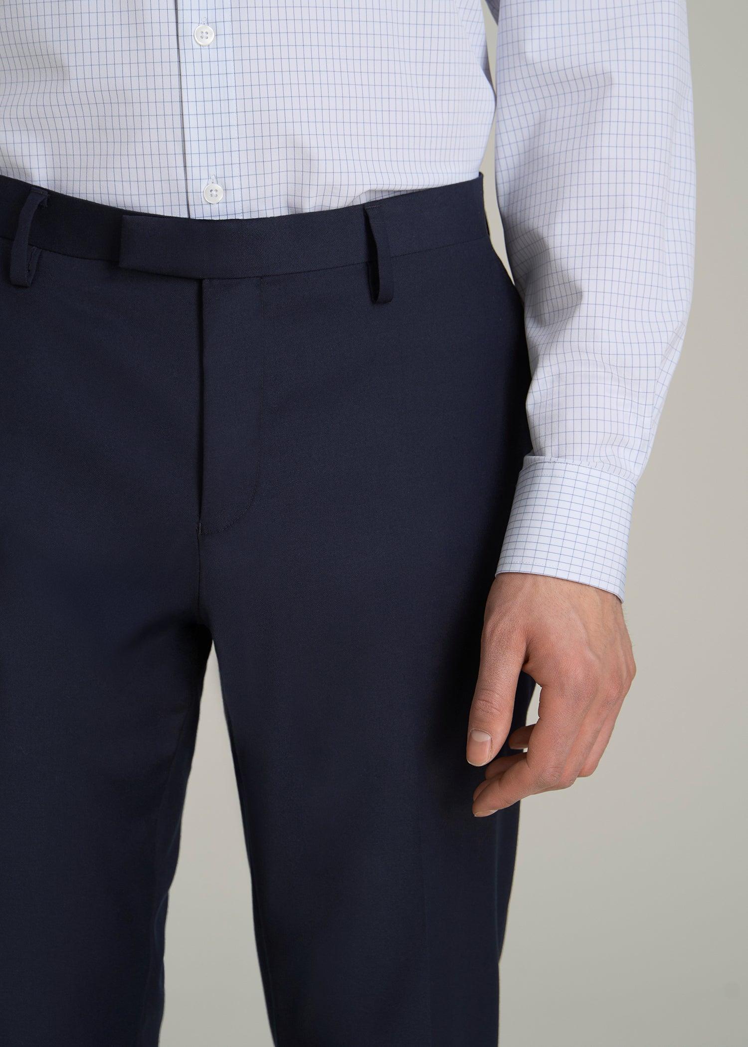 Suit Trousers for Tall Men in True Navy Male Product Image