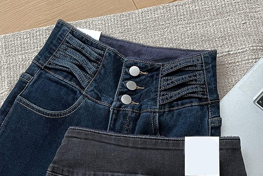 High Waist Skinny Jeans Product Image