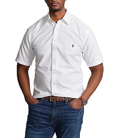 Polo Ralph Lauren Mens Big & Tall Garment-Dyed Oxford Shirt Product Image