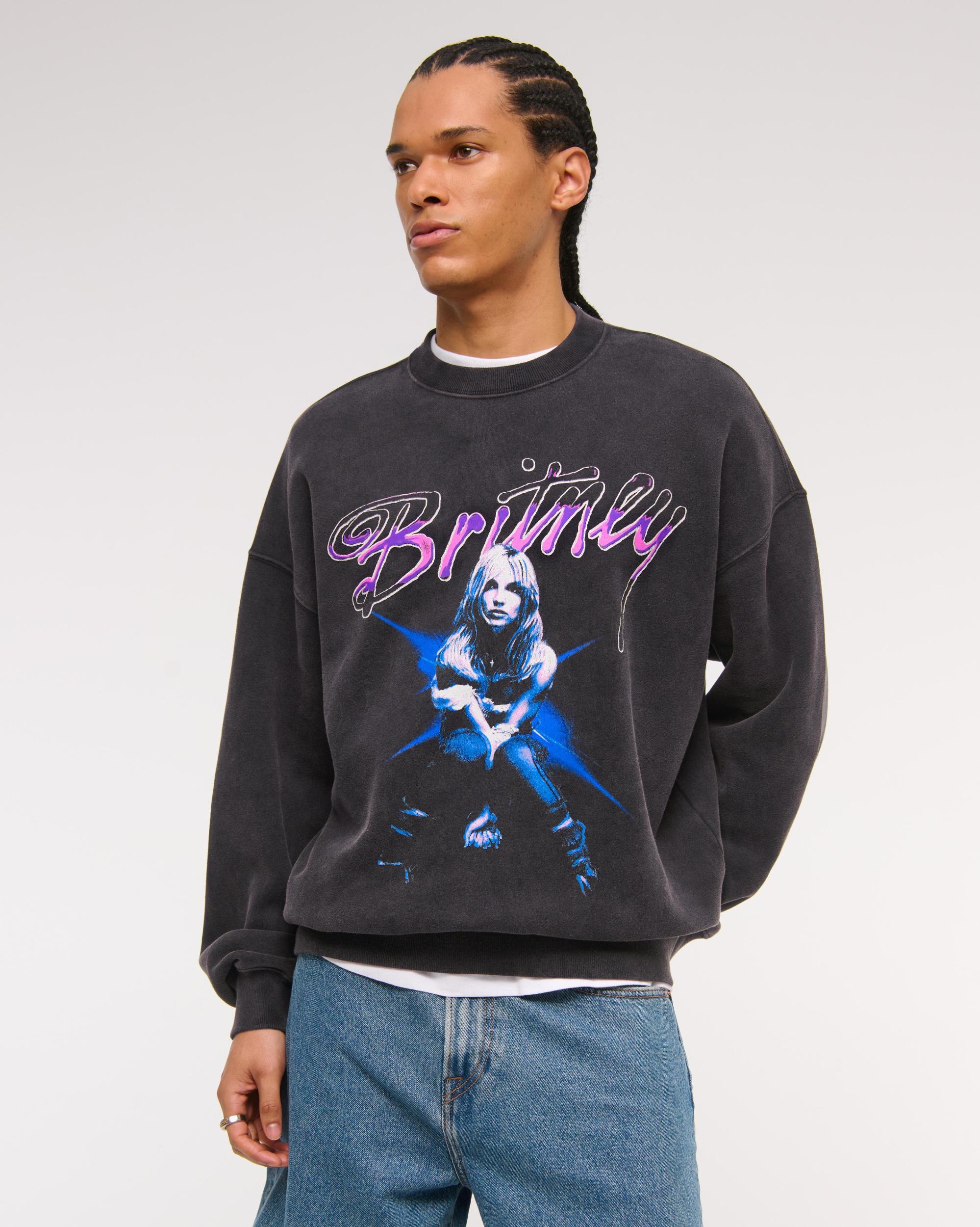 Britney Spears Graphic Crew Sweatshirt Product Image