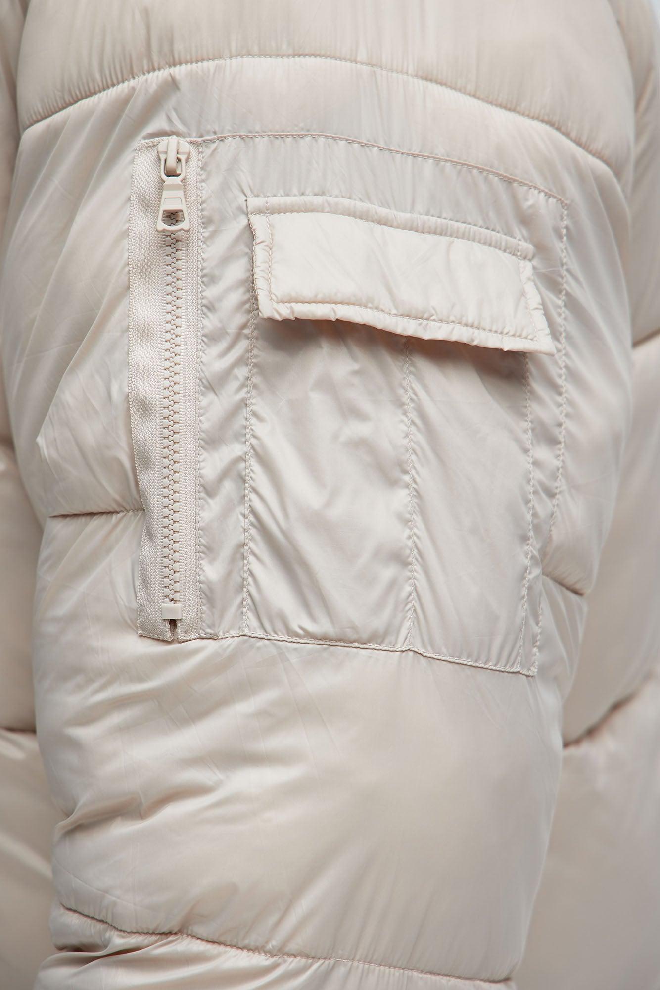 Nixer Puffer Jacket - Tan Product Image