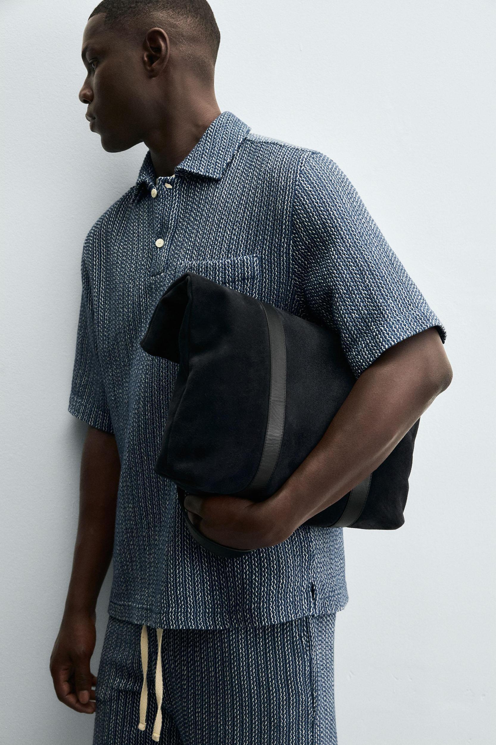 TEXTURED POLO SHIRT Product Image