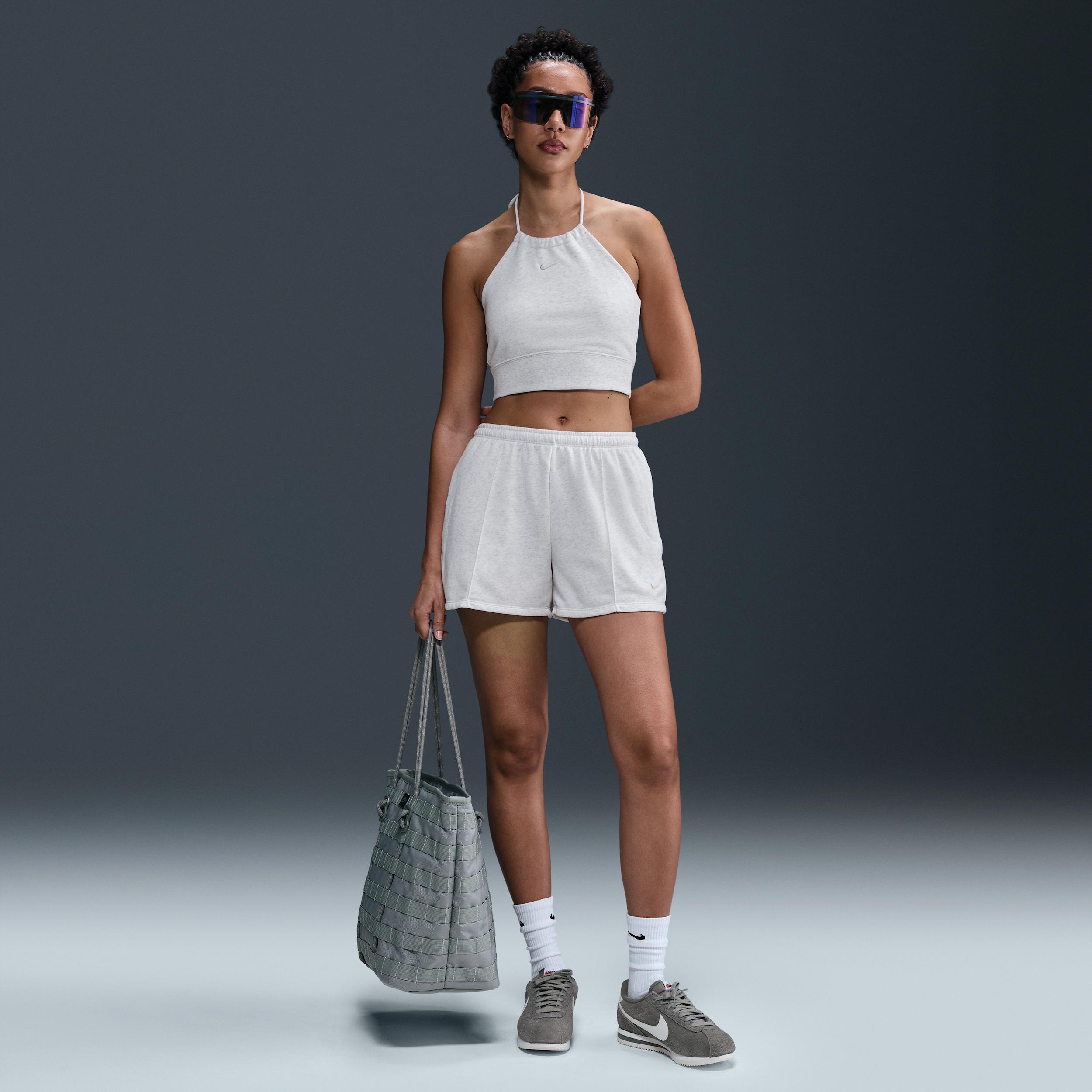 Women's Nike Sportswear Chill Terry Slim Cropped French Terry Halter Top Product Image
