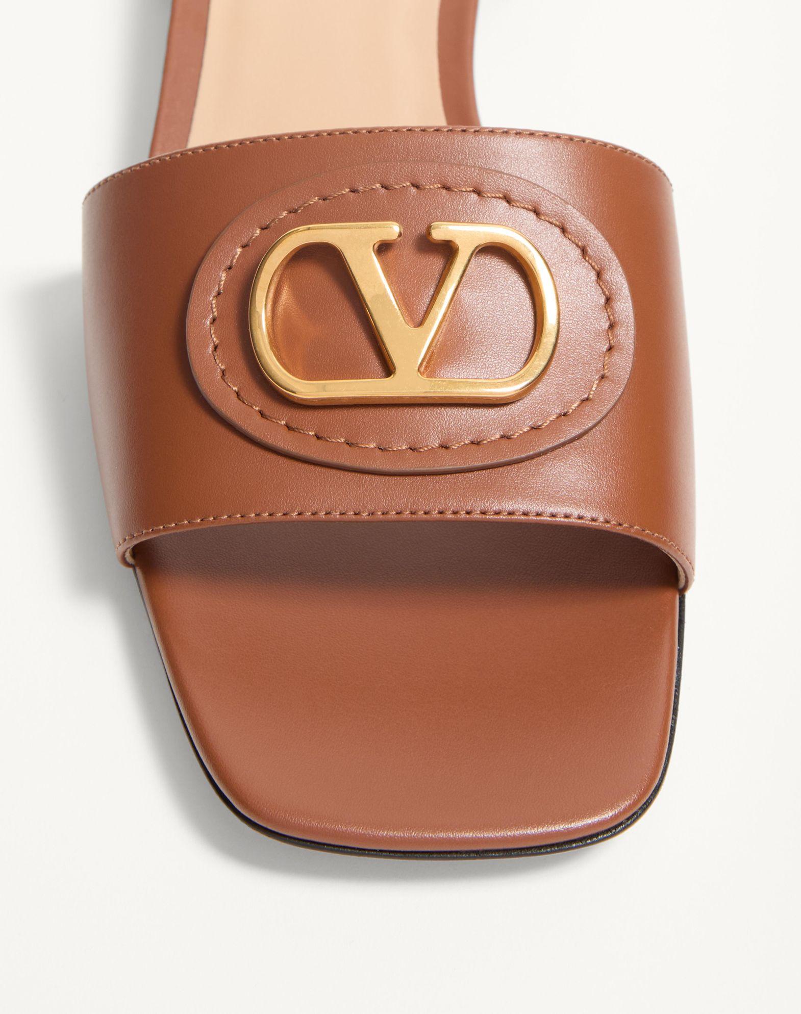 Vlogo Signature Slide Sandal In Calfskin 20Mm Product Image
