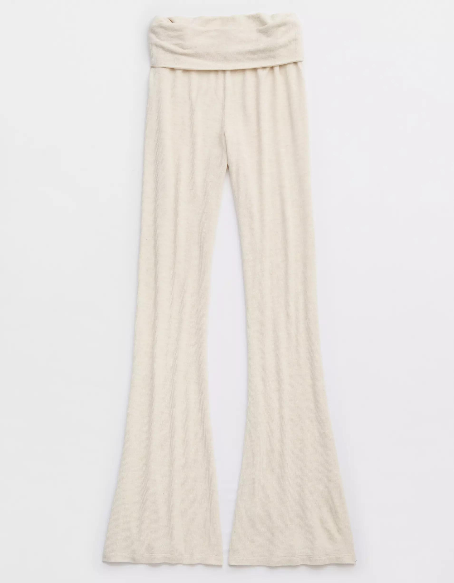 Aerie Let's Bounce Foldover Bootcut PJ Pant Product Image
