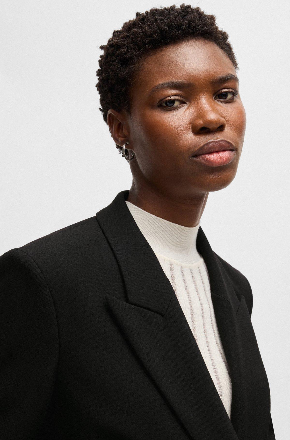 Regular-fit jacket with double-breasted closure Product Image
