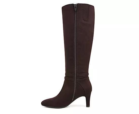 LifeStride Guild Women's High Shaft Boots, Size: 7.5 Wide, Dark Brown Product Image