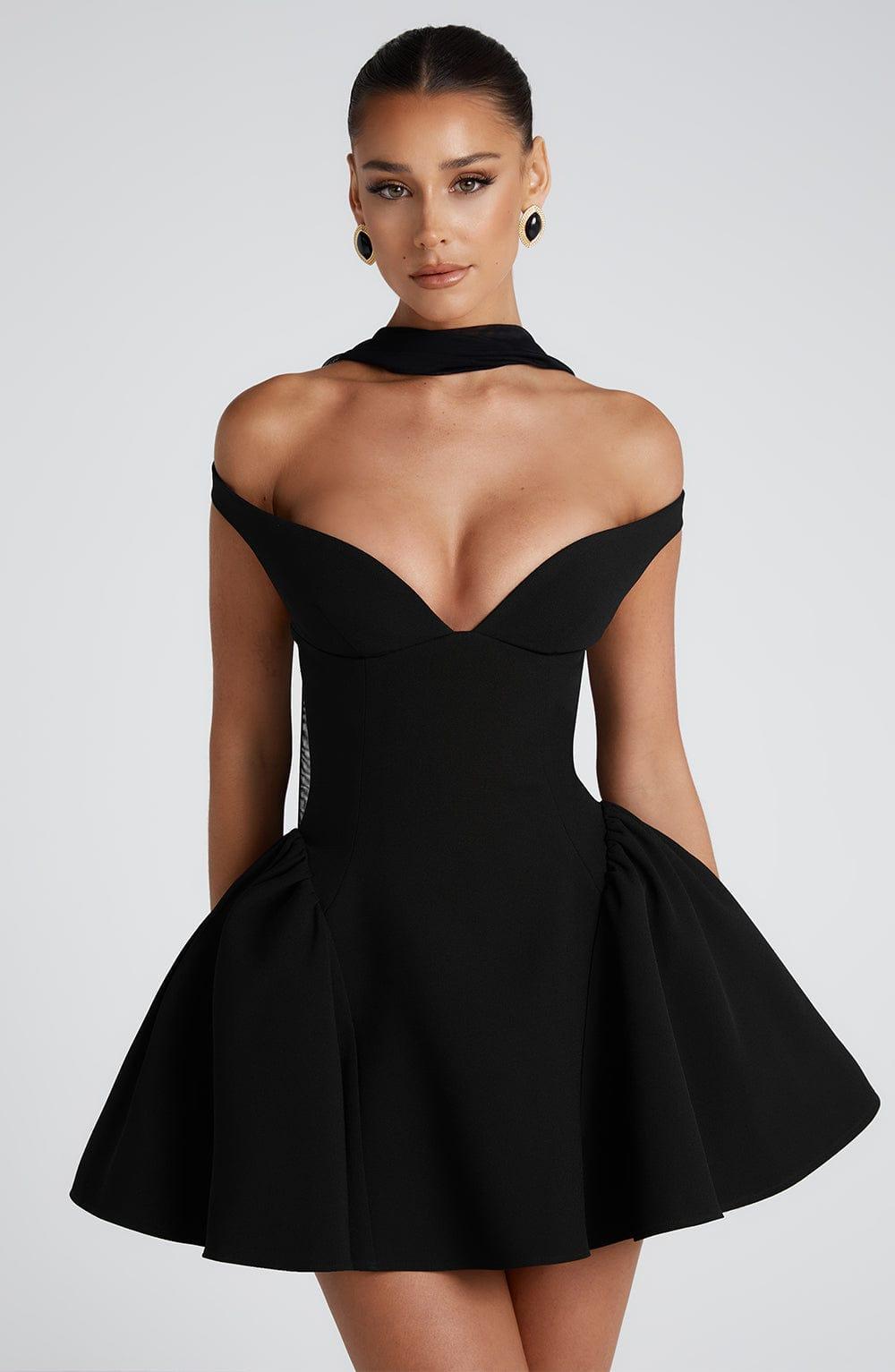 Marla Mini Dress - Black Product Image